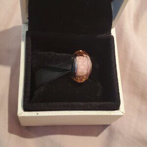 Pandora pink fascinating murano charm